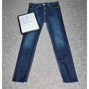 Rag & Bone 10 Inch Ankle Skinny Jeans Women's Size‎ 29 Dark Wash Denim